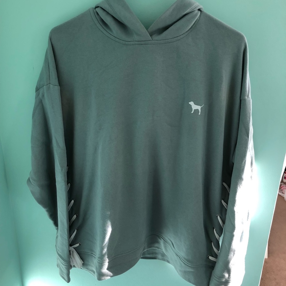 Olive Green/Grey PINK Hoodie